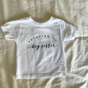 Like New - Promoted to Big Sister T-shirt